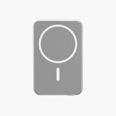 Power Bank Magnético Geonav 5000mAh 20W USB-C Prata