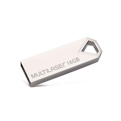 Pen drive Multilaser Diamond 16GB USB 2,0 Metálico - PD850