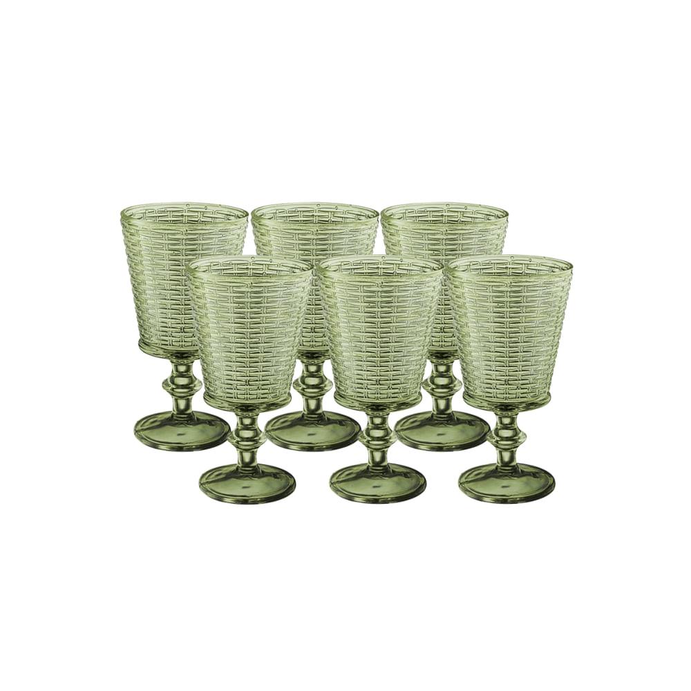 Taça Água Vinho Vidro Hauskraft 330ml 6 Peças - 1
