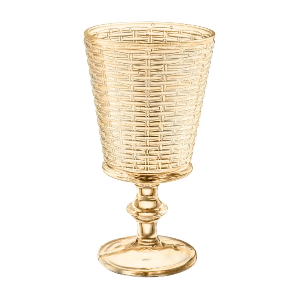 Taça Água e Vinho Rattan Hauskraft 330ml 6 Peças - 1