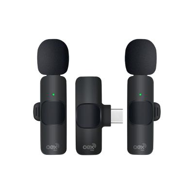 Microfones Lapela Sem Fio Type-C MK307 OEX