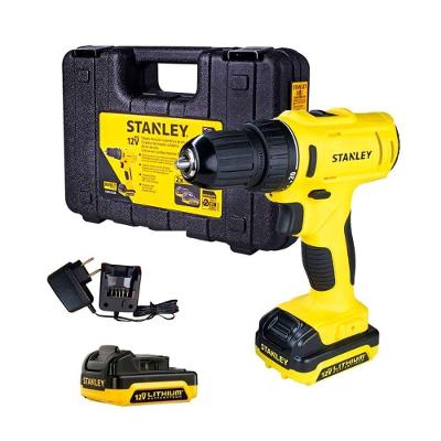 Parafusadeira Furadeira 12V C/2 Baterias+Maleta Stanley