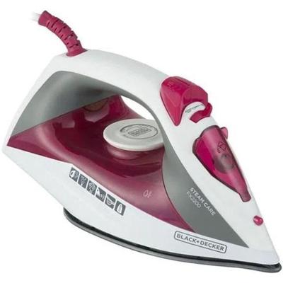 Ferro a Vapor e Seco Rosa e Cinza 220V Black Decker