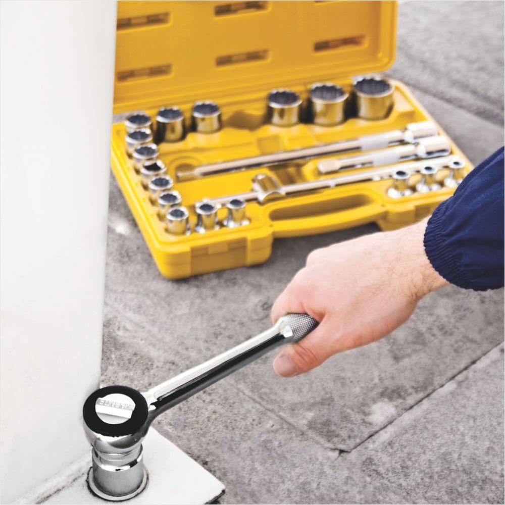 Jogo de Soquetes Sextavados Encaixe 1/2 Tramontina MASTER e Maleta 22 Peças - 3