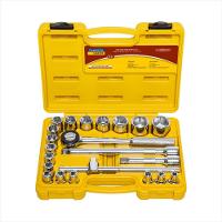 Jogo de Soquetes Sextavados Encaixe 1/2 Tramontina MASTER e Maleta 22 Peças - 1