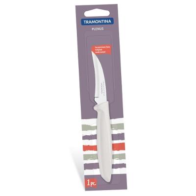"Faca para tornear frutas 3"" Tramontina branca"