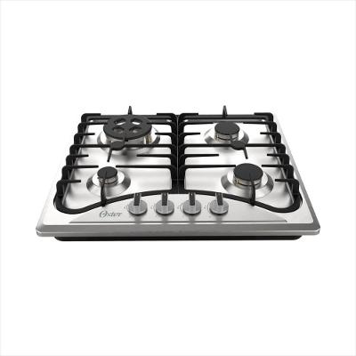 Cooktop a Gás Inox 4 Bocas Semiprofissional Bivolt Oster