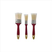 Pincel de Pintura 3 Peças Cabo Vermelho - 1
