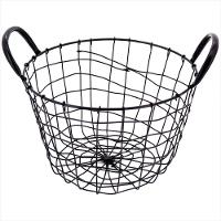 Cesta Organizadora Metal Preto Redondo Wire - NH - 3