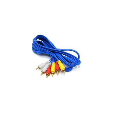Cabo Audio E Video 3Rca + 3Rca Western