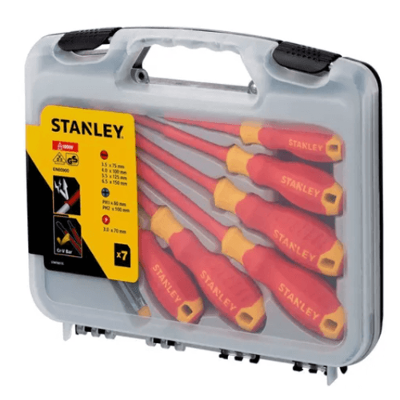 Jogo De Chaves De Fenda Verde (7 Peças) Stanley