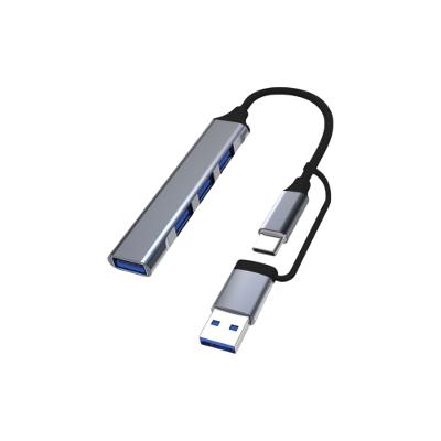 Concentrador USB 3.0 OEM 4 Portas USB-A/C Plug-and-Play - HUB1142