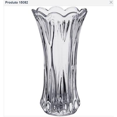 Vaso Lilie 19x10x10cm Vidro Transparente