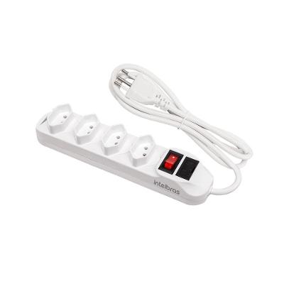 Protetor Eletrônico com 4 Tomadas Branco Intelbras