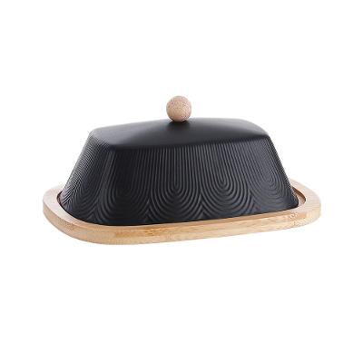 Manteigueira Oasis Hauskraft Preta 21cm