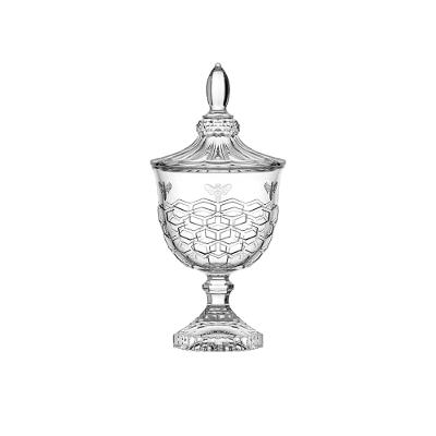 Potiche Decorativo Vidro Bee Hauskraft 24,5cm