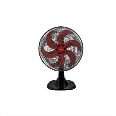 Ventilador Oscilante de Mesa Turbo 40cm Vermelho 220V Premium Ventisol