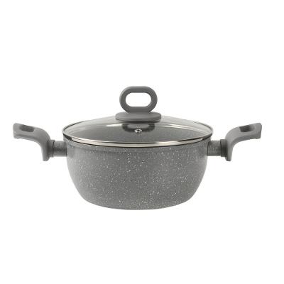 Caçarola BLACK+DECKER Ceramic Line Grey Marble 20cm 3L Indução
