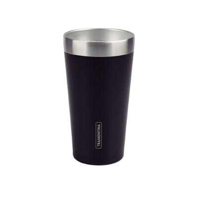 Copo Térmico Inox Preto 420ml Tramontina