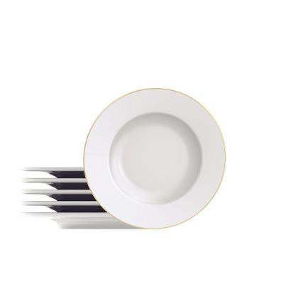 Kit 6 Pratos Sobremesa Tramontina Elisa 21Cm