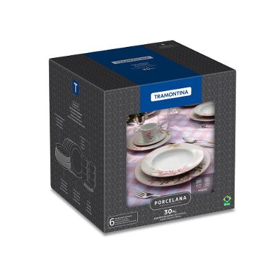 Aparelho de Jantar Tramontina Poème 30 Peças
