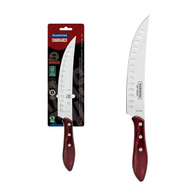 Faca Carne Tramontina Polywood 8 Pol Vermelha