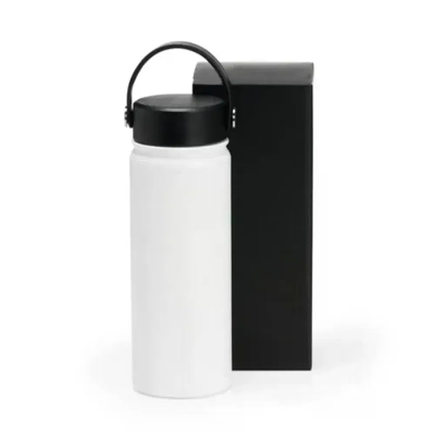 Garrafa Dupla Camada Na Cor Branca - 550 Ml