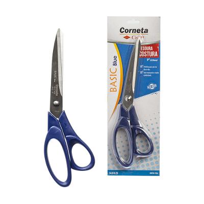 Tesoura Basic Blue Costura 9"" Corneta