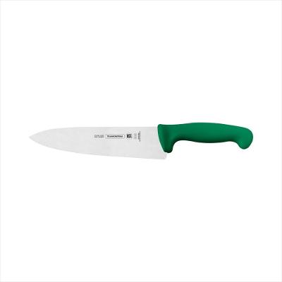 Faca para Carne 8 Tramontina Profissional Aço Inox e Cabo em Polipropileno Verde