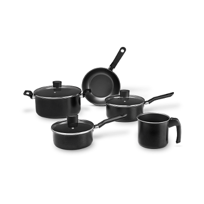 Conjunto Panelas 5 Peças Ebony Preto Brinox
