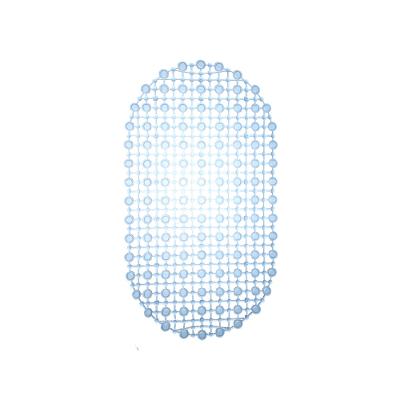 Tapete Box Banheiro Azul 64X34 cm