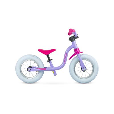 Bicicleta de Equilíbrio Infantil Aro 12 Nathor Raiada Lilás