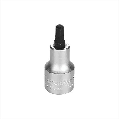 Soquete em Aço Cromo Vanádio Ponta Hexagonal 6 mm - Encaixe 1/2 Tramontina PRO