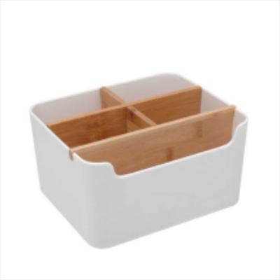 Porta Talheres Anetto 5 Divisórias 18x15cm Plástico Branco - NH