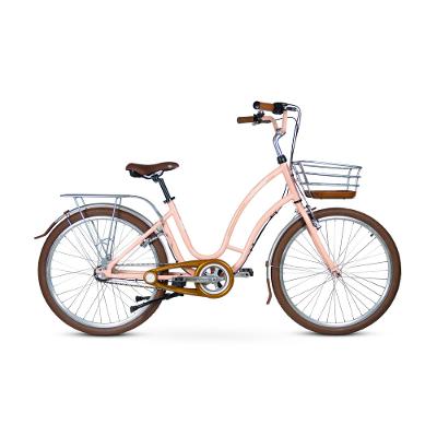 Bicicleta Aro 26 Nathor Antonella Rosa