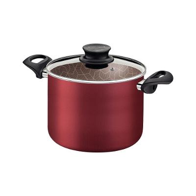 Caldeirao Alum 20Cm Paris Vermelho Tramontina