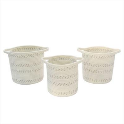 Cesta Tecido Allegra Branco 3 Peças - NH