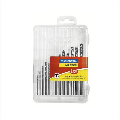 Jogo de Brocas Tramontina Aço Rápido HSS 1,5 a 6,5mm 13 Peças