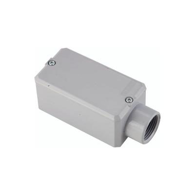 Condulete Fixo 3/4 Tramontina Tipo E com Rosca BSP com Tampa e com Pintura Eletrostática
