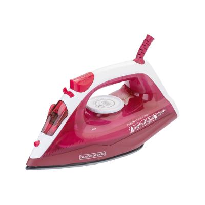 Ferro de Passar a Vapor Rosa - Black+Decker - Vapor Extra Vertical - 1200W - 127V
