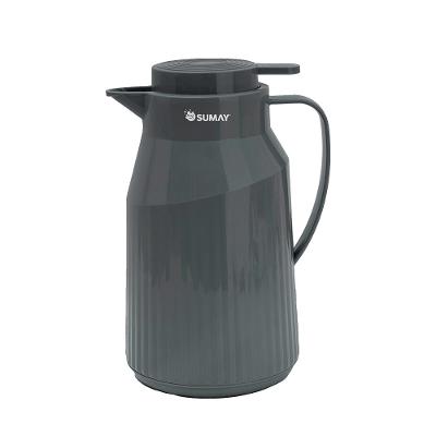 Garrafa Térmica Sumay Berlim 1L Vidro Quente/Frio Cinza Escuro
