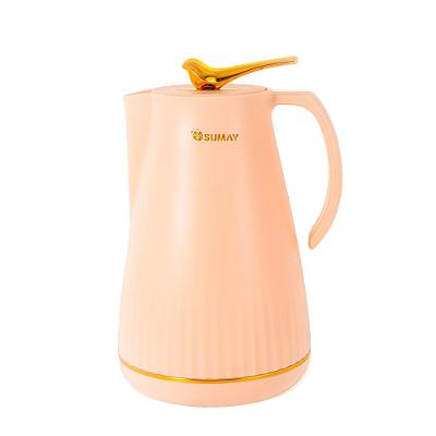 Garrafa Térmica Sumay Dubai 1L Ampola Vidro Quente/Frio Branca