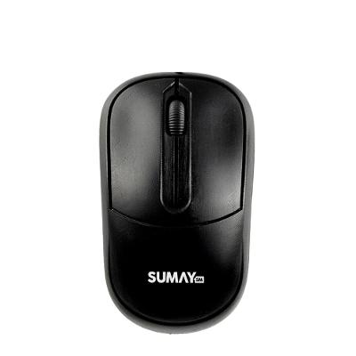 Mouse Óptico Sumay SM-MO1308 USB Fio 1000DPI Preto