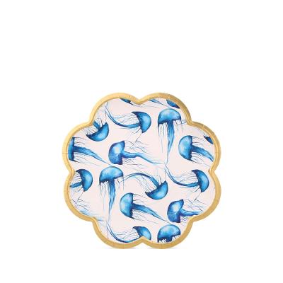 Prato Fundo Fetély Ocean Blue 20cm 6 Unidades