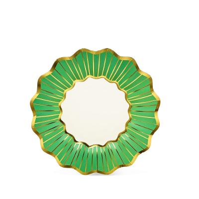 Prato Raso Costa Serena Fetély 26cm Verde 6 Unidades