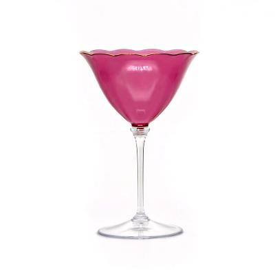 Taça Martini Lineare Glass Fetély Pink Gold 150ml 4un