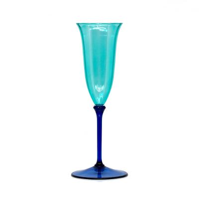 Taça Champagne Lineare Glass Fetély 90ml 4un Blue