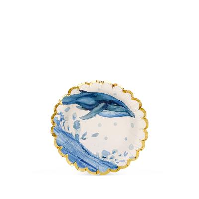 Bowl de Papel Fetély Ocean Blue 15cm 6 Unidades