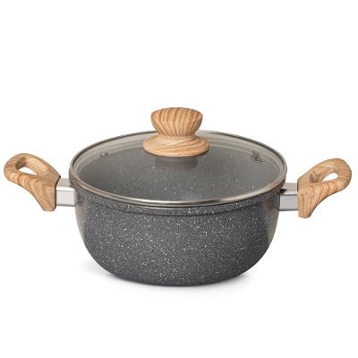 Caçarola Oster Marble Edition 20cm 2,7L Dark Grey