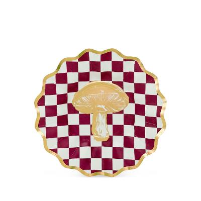 Prato Fundo Fungi Royale Fetély 20cm Bordo 6 Unidades